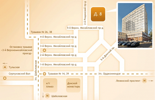 Карта проезда
